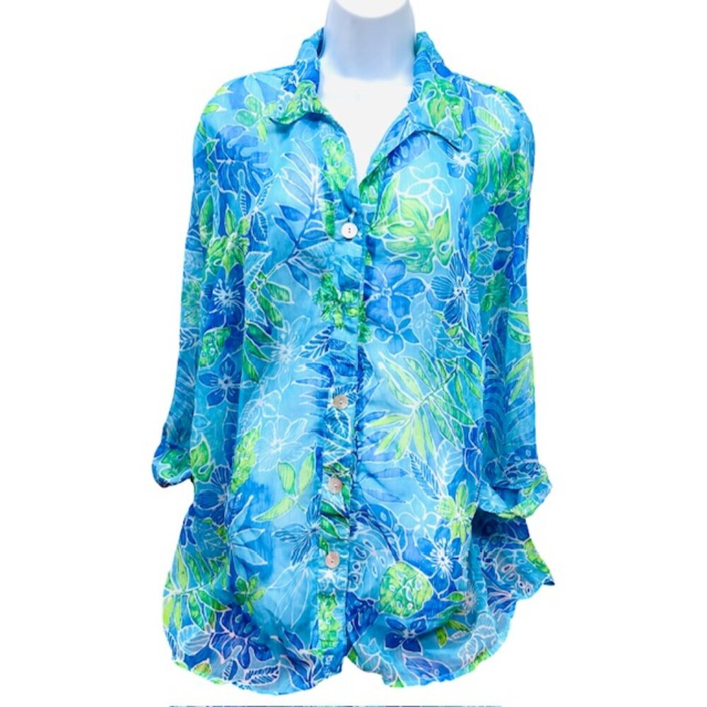 4 Blouses Size X 1X: Gloria Lance-Notation-Maggie Barn-MIXIT Long Sleeve(#56 - Picture 10 of 13